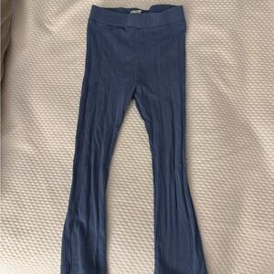 Kate Quinn Blue Leggings Stretchy High-Rise, size 5